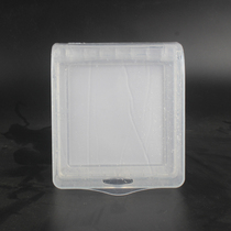 Type 86 transparent socket protective cover waterproof box sticky toilet bathroom splash box switch waterproof cover household