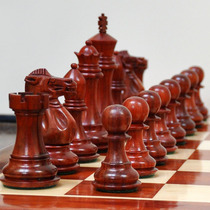  Staunton game special chess imported solid wood large chess boxwood Mahogany collection gift