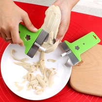 Stainless steel noodle cutter hand-cutting tool Shanxi knife noodle cutter quick noodle cutter noodle cutter noodle cutter