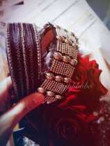 Fusion tribal belly dance headgear hair card wide hair card headgear dark wind no ready to do a week