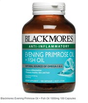 Blackmores evening primrose Oil Fish Oil capsules EPO Fish Oil capsules EPO Fish Oil 100 capsules