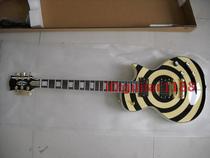 wholesale retail ZAKK electric guitar ZAKK yellow black circle electric guitar F-274