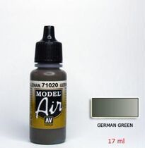 Vallejo Spain spray water-based paint 71020 German green 17ML