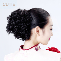 Prettiness wig hair bag Fashion retro fluffy curly bun Bud head hair replacement hair block wig piece