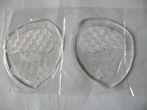  Transparent front half-cut silicone insole male and female breathable half-palm transparent crystal half-yard pad Multi-dress