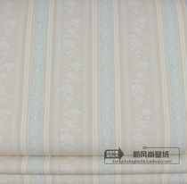 American imported base paper American wallpaper retro dark flowers vertical stripes study bedroom living room full of paper wallpaper