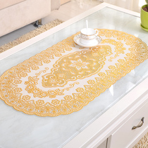 Bronzing PVC tablecloth waterproof and oil-proof disposable coffee table mat European-style table tablecloth rectangular table mat shopkeeper recommended