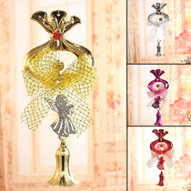 Running Deer Christmas Decorations Dress Supplies Gift Christmas Tree Candy Bell Pendant 32cm 4 colors