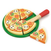 VIGA pizza early childhood education Park children over doll home children simulation kitchen cooking food Toys