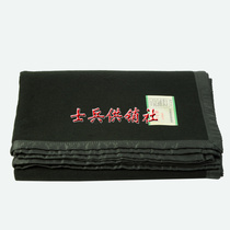 09 blanket blanket bed wool cashmere blanket ink green winter thickened warm dormitory supplies