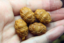 Olive nuclear carving single lotus lotus seat double-headed lotus handmade olive oil core accessories waist bead top beads