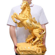 Horse ornaments crafts home furnishings business opening gifts office desks living room TV cabinet decorations