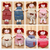 Storage bag Hanging bag Storage bag Korean doll fabric hanging bag Wall hanging bag Bedside hanging bag Door back bag