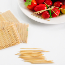 Tea bamboo toothpicks fine toothpicks two toothpicks disposable toothpicks Hotel household use about 120