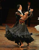 2015 Morden Dance Dress Morden Dance Dress New Morden Dance Dress Big Swing Skirt Institution Morden Dance Performance Dress