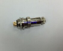 Aviation plug round connector 16m GX16 DF16 seat needle hole reverse mounted gold-plated series