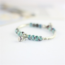 Reincarnation creative hand-woven ceramic small bracelet womens national style art send friends first jewelry