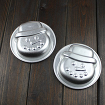 Snowman Christmas cartoon cake mold cute home oven flip sugar birthday baking tool pudding mold