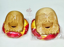 Taiwan Bonengtang Temple Buddhist instruments 3 5-inch 9cm Taiwan-produced fish carving Guinan natural wood fish Boyuan Pavilion