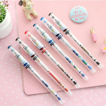 Chenguang stationery gel pen 0 38mm pen core black blue gold needle tube Learning Office Miffy water pen MF-2018