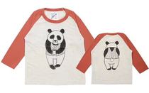 Japan Markeys 17 spring summer baby panda cotton long sleeve T-shirt top