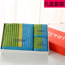 esprit cotton color striped bath towel export foreign trade striped towel bath towel special promotion multi-color optional