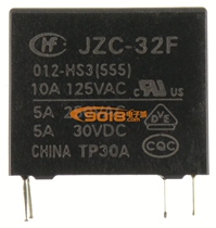 Brand new original Hongfa electromagnetic relay DC12V AC250V 5A DC30V 5A 4-pin 1 group normally open type