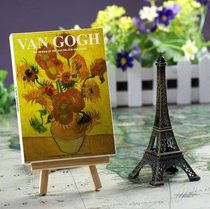 Classic boxed postcard nostalgic series Van Gogh oil painting birthday card homestay bar background wall decoration card