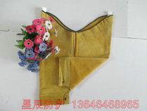  Full cowhide electric welding welding protective sleeve welder welding anti-thorn protective sleeve Labor insurance wear-resistant leather sleeve