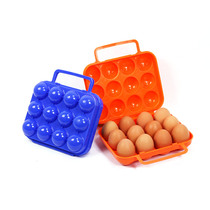 Selpa outdoor egg box 12 grid camping shockproof portable egg protection box environmentally friendly plastic egg tray