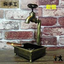 European style personality retro loft Industrial style bar Internet cafe ashtray mound living room Office square ashtray