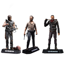 The Walking Dead film and television surrounding Negan Daryl Rick statue car desktop ornaments Hand-made collection model