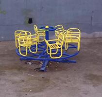 Outdoor Fitness Equipment Children Swivel Chair Rocking Lok Outdoor District Park Kindergarten Paths Children Pleasure Facilities