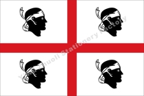 Italys Sardinia-The flag of the flag of Sardinia on the island of Sardinia flags the flag of the imperial family and the flag of the army
