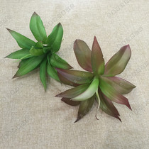 Simulation pastoral succulents desert rose two-color agave silk flower plant wall matching factory wholesale