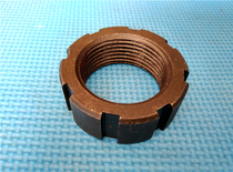 (Spindle lock nut)Red five rings type 100 spindle lock nut DTH drilling rig accessories impactor