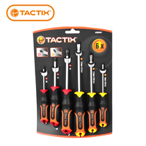 TACTIX 6-piece screwdriver set word cross household maintenance screwdriver set strong magnetic