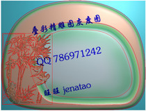 Bamboo Bird Ink Stone Ink Stone Slab JDP Cable Fine Sculpture Map Grayscale Computer Engraving Picture Relief Plot Material Source File