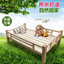 you er yuan chuang wood bed childrens cots wu shui chuang kindergarten crib single song mu chuang yuan mu chuang