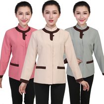 Cleaning clothing Long sleeve female cleaner work clothes hotel room hotel room aunt property cleaner uniform autumn and winter