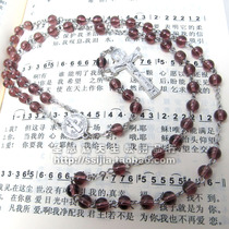 Rosary Rosary-Glass Rosary 6mm Purple