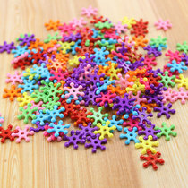 diy handmade string beads material ice cream color spring snowflake acrylic color beads children string bead accessories