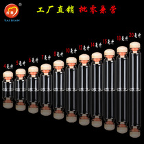 Transparent small glass bottle wooden cover glass wishing bottle Starry Sky glass bottle creative deciduous tooth bottle bottle bottle bottle bottle creative