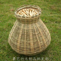 Crafts Bamboo basket Performance decoration Bamboo basket Bamboo basket Bamboo basket Bamboo basket Bamboo basket Back basket Tea basket Fish basket Bamboo fish basket