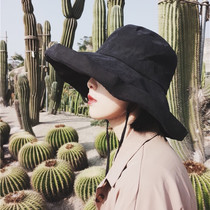 Day series devils pure color sunhat sunhat lady hat summer great eaves clot hat out for sunscreen fisherman hat