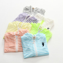 Children discoloration sunscreen clothes girls pi fu yi girl ultra-thin gauze breathable kong diao shan UV big boy