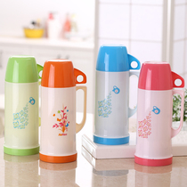 Fashionable plastic thermos bottle glass inner warm kettle students small thermos bottle outdoor thermos thermos thermos thermos kettle