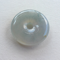 Myanmar natural A cargo jade ice seed small safe buckle pendant Jieyang labor supply boutique 0523