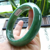 Ming Kai jade 59 ring mouth old pit Nuo seed full color positive ring jade bracelet Myanmar natural A goods jade 170329