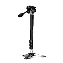 Light age Q158BS monopod SLR camera micro single camera support foot monopod head Pan
